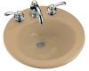 Kohler Radiant K-2917-8-33 Mexican Sand Self-Rimming Lavatory with 8" Centers