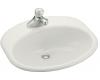 Kohler Providence K-2929-1-0 White Self-Rimming Lavatory with Single-Hole Faucet Drilling