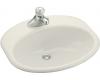 Kohler Providence K-2929-1-96 Biscuit Self-Rimming Lavatory with Single-Hole Faucet Drilling