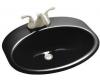 Kohler Providence K-2929-4-7 Black Black Self-Rimming Lavatory with 4" Centers