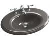 Kohler Revival K-2950-1-58 Thunder Grey Self-Rimming Lavatory with Single-Hole Faucet Drilling