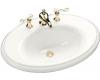 Kohler Revival K-2950-8-0 White Self-Rimming Lavatory with 8" Centers