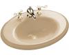 Kohler Revival K-2950-8-33 Mexican Sand Self-Rimming Lavatory with 8" Centers
