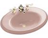 Kohler Revival K-2950-8-45 Wild Rose Self-Rimming Lavatory with 8" Centers