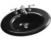 Kohler Revival K-2950-8-7 Black Black Self-Rimming Lavatory with 8" Centers