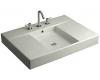 Kohler Traverse K-2955-1-95 Ice Grey Top and Basin Lavatory with Single-Hole Faucet Drilling