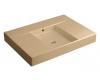 Kohler Traverse K-2955-33 Mexican Sand Top and Basin Lavatory with No-Hole Faucet Drilling