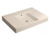 Kohler Traverse K-2955-55 Innocent Blush Top and Basin Lavatory with No-Hole Faucet Drilling