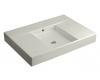 Kohler Traverse K-2955-95 Ice Grey Top and Basin Lavatory with No-Hole Faucet Drilling