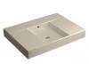 Kohler Traverse K-2955-G9 Sandbar Top and Basin Lavatory with No-Hole Faucet Drilling