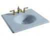 Kohler Iron/Impressions K-3048-1-6 Skylight 25" Cast Iron One-Piece Surface and Integrated Lavatory with Single-Hole Faucet Drilling