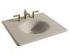 Kohler Iron/Impressions K-3048-1-FD Cane Sugar 25" Cast Iron One-Piece Surface and Integrated Lavatory with Single-Hole Faucet Drilling