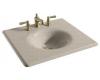 Kohler Iron/Impressions K-3048-4-FD Cane Sugar 25" Cast Iron One-Piece Surface and Integrated Lavatory with 4" Centers