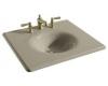 Kohler Iron/Impressions K-3048-4-G9 Sandbar 25" Cast Iron One-Piece Surface and Integrated Lavatory with 4" Centers