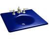 Kohler Iron/Impressions K-3048-8-30 Iron Cobalt 25" Cast Iron One-Piece Surface and Integrated Lavatory with 8" Centers