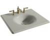 Kohler Iron/Impressions K-3048-8-95 Ice Grey 25" Cast Iron One-Piece Surface and Integrated Lavatory with 8" Centers