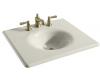 Kohler Iron/Impressions K-3048-8-96 Biscuit 25" Cast Iron One-Piece Surface and Integrated Lavatory with 8" Centers