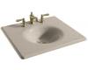 Kohler Iron/Impressions K-3048-8-FD Cane Sugar 25" Cast Iron One-Piece Surface and Integrated Lavatory with 8" Centers