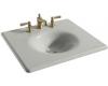 Kohler Iron/Impressions K-3048-8-FF Sea Salt 25" Cast Iron One-Piece Surface and Integrated Lavatory with 8" Centers