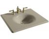 Kohler Iron/Impressions K-3048-8-G9 Sandbar 25" Cast Iron One-Piece Surface and Integrated Lavatory with 8" Centers