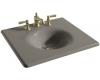Kohler Iron/Impressions K-3048-8-K4 Cashmere 25" Cast Iron One-Piece Surface and Integrated Lavatory with 8" Centers