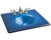Kohler Iron/Impressions K-3048-8-KD Vapour Indigo 25" Cast Iron One-Piece Surface and Integrated Lavatory with 8" Centers