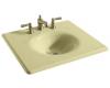 Kohler Iron/Impressions K-3048-8-Y2 Sunlight 25" Cast Iron One-Piece Surface and Integrated Lavatory with 8" Centers