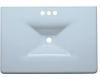 Kohler Iron/Impressions K-3049-4-6 Skylight 31" Cast Iron One-Piece Surface and Integrated Lavatory with 4" Centers