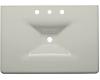 Kohler Iron/Impressions K-3049-8-95 Ice Grey 31" Cast Iron One-Piece Surface and Integrated Lavatory with 8" Centers