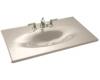 Kohler Iron/Impressions K-3051-1-FD Cane Sugar 37" Cast Iron One-Piece Surface and Integrated Lavatory with Single-Hole Faucet Drilling