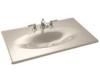 Kohler Iron/Impressions K-3051-4-FD Cane Sugar 37" Cast Iron One-Piece Surface and Integrated Lavatory with 4" Centers