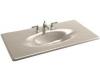 Kohler Iron/Impressions K-3052-4-FD Cane Sugar 43" Cast Iron One-Piece Surface and Integrated Lavatory with 4" Centers