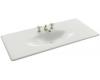 Kohler Iron/Impressions K-3053-1-0 White 49" One-Piece Surface with Integrated Lavatory and Single-Hole Faucet Drilling