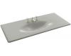 Kohler Iron/Impressions K-3053-1-95 Ice Grey 49" One-Piece Surface with Integrated Lavatory and Single-Hole Faucet Drilling