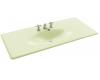 Kohler Iron/Impressions K-3053-1-NG Tea Green 49" One-Piece Surface with Integrated Lavatory and Single-Hole Faucet Drilling