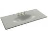Kohler Iron/Impressions K-3053-4-95 Ice Grey 49" One-Piece Surface with Integrated Lavatory and 4" Centers