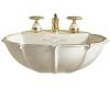 Kohler Prairie Flowers K-14266-WF-96 Biscuit Design on Anatole Lavatory Basin