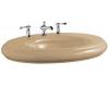 Kohler Revival K-2001-1-33 Mexican Sand Lavatory Basin with Single-Hole Faucet Drilling