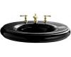Kohler Revival K-2001-1-7 Black Black Lavatory Basin with Single-Hole Faucet Drilling