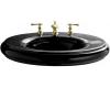 Kohler Revival K-2001-1-7 Black Black Lavatory Basin with Single-Hole Faucet Drilling