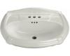 Kohler Portrait K-2222-4-95 Ice Grey Pedestal Lavatory Basin with 4" Centers