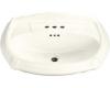 Kohler Portrait K-2222-4-96 Biscuit Pedestal Lavatory Basin with 4" Centers