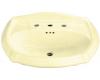 Kohler Portrait K-2222-8-Y2 Sunlight Pedestal Lavatory Basin with 8" Centers