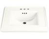 Kohler Memoirs K-2239-4-0 White Pedestal Lavatory Basin with 4" Centers