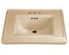 Kohler Memoirs K-2239-4-33 Mexican Sand Pedestal Lavatory Basin with 4" Centers