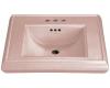 Kohler Memoirs K-2239-4-45 Wild Rose Pedestal Lavatory Basin with 4" Centers