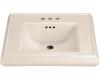 Kohler Memoirs K-2239-4-55 Innocent Blush Pedestal Lavatory Basin with 4" Centers