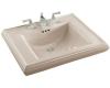 Kohler Memoirs K-2259-1-55 Innocent Blush Pedestal Lavatory Basin with Single-Hole Faucet Drilling