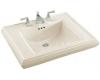 Kohler Memoirs K-2259-1-96 Biscuit Pedestal Lavatory Basin with Single-Hole Faucet Drilling