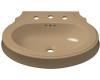 Kohler Leighton K-2327-8-33 Mexican Sand Lavatory Pedestal Basin with 8" Centers